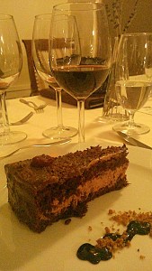 tarta ciocolata fructe