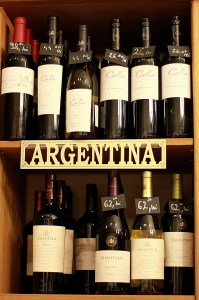 Salentein wines section
