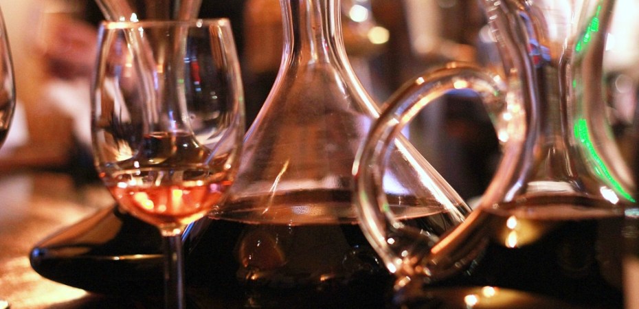 wine tasting preparations