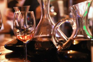 wine tasting preparations