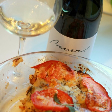 Bauer Sauvignon Blanc 2012 si paste la cuptor