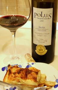 Tempranillo and lasagna