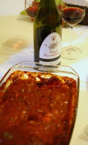 Pinot Noir 2011 si peste cu sos de rosii