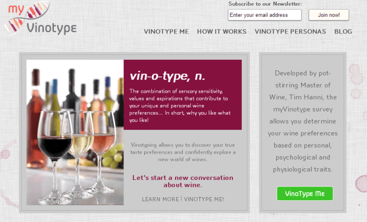 myVinotype   Discover wines you love