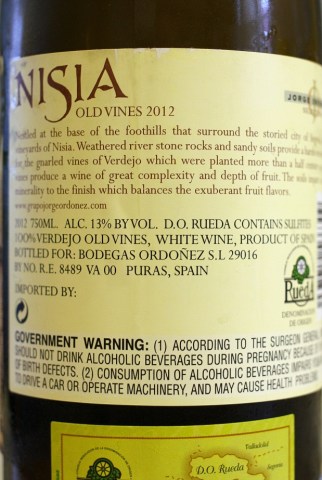Nisia 2012, Old Vines