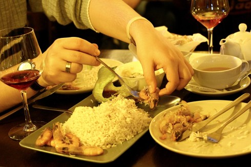 mancare si vinuri rose la Bruno