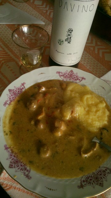 Davino alb si tocanita de hribi