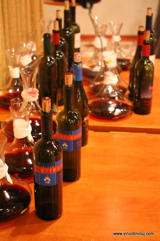 aliniere de vinuri de colectie