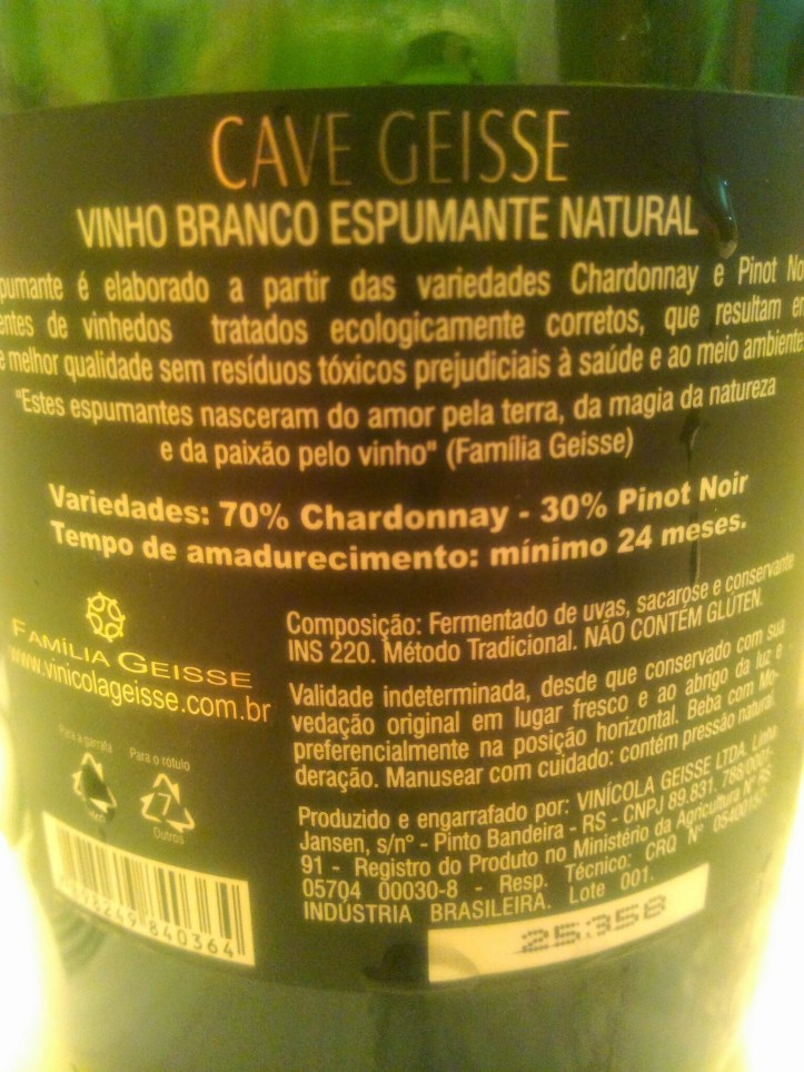 Cave Geisse espumante