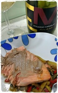 somon inabusit cu Pinot Noir alb