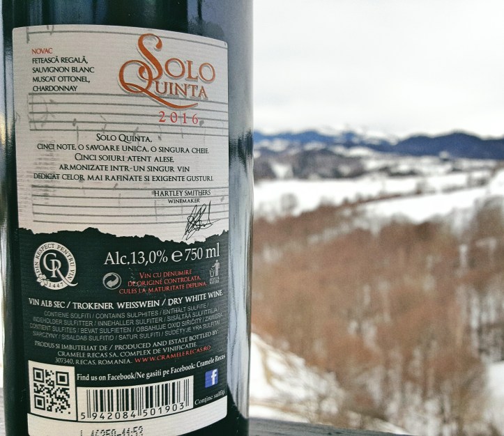 Cramele Recas Solo QUintaa 2015